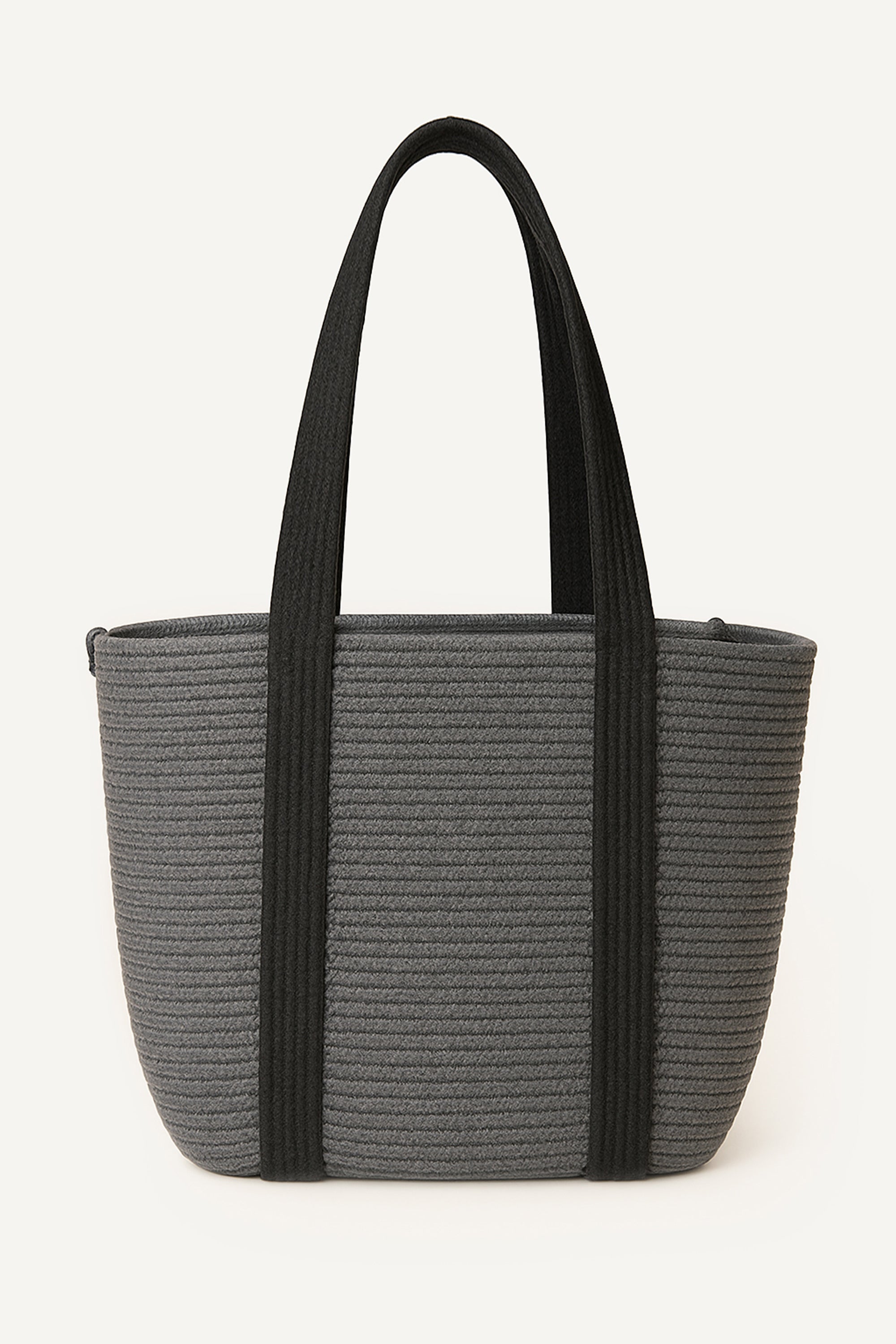 Brixen Tote Bag - Stylish Handmade Crochet Gray Handbag | FemeAdor
